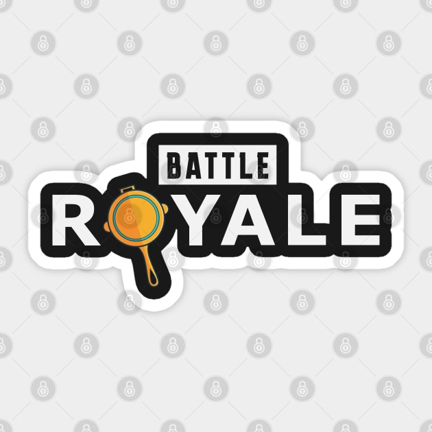 Battle royale simple text Sticker by Alsiqcreativeart